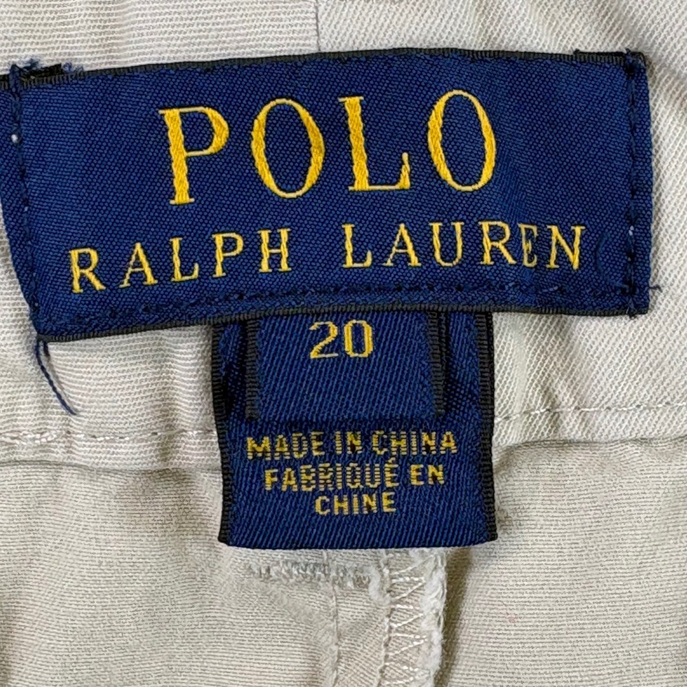 Polo Ralph Lauren Chino Pants Boys 20 Tan Cotton Classic Preppy Khaki - Picture 7 of 11